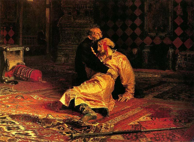Ilya Repin Ivan the Terrible and his son Ivan on Friday, November 16 oil painting picture